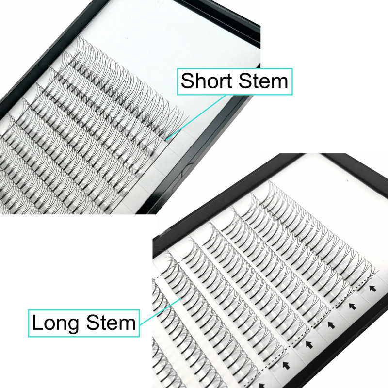 ミンクのまつ毛エクステ,高品質のロシアのボリューム,手作り, - Individual Lash Tray のレビューと価格