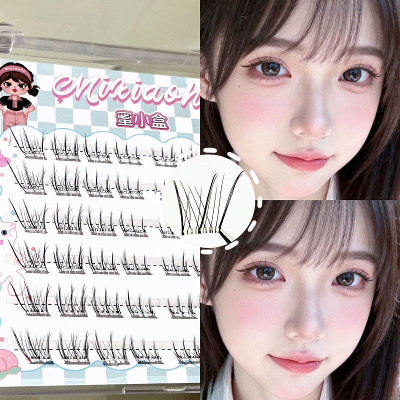 ミクシャオヘ グルーフリー ストレートまつげ ナチュラルで柔 - Lash Adhesive Glue のレビューと価格