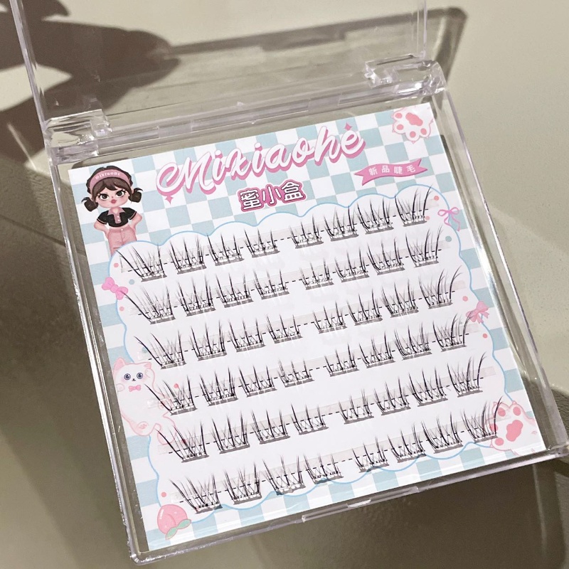ミクシャオヘ グルーフリー ストレートまつげ ナチュラルで柔 - Lash Adhesive Glue のレビューと価格