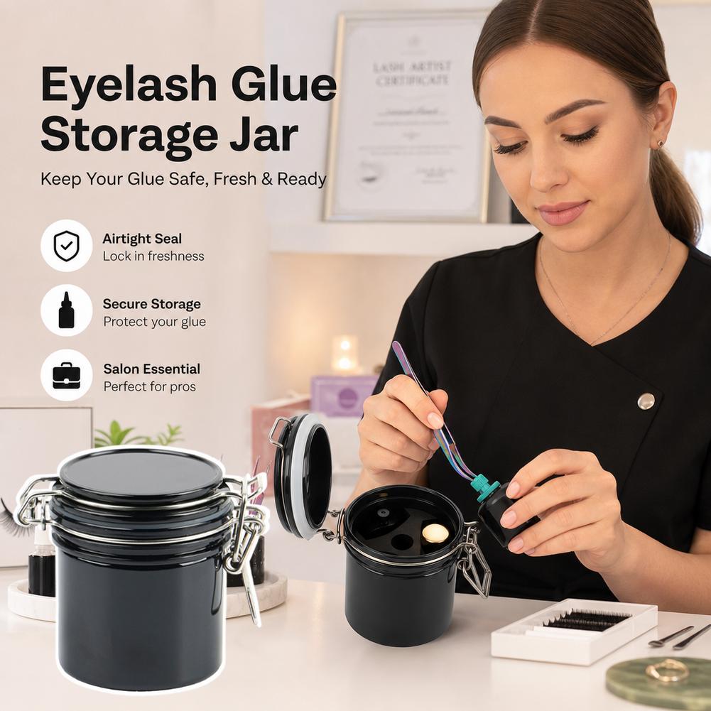 まつげグルー保存タンク 密閉容器 活性炭防湿 まつげエクステ - Eyelash Extension Last のレビューと価格