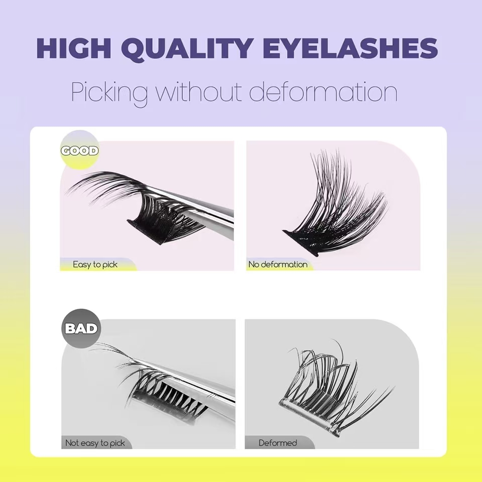 QIUNINGまつげクラスターキット、個別クラスターまつげエ - Individual Lash Tray のレビューと価格