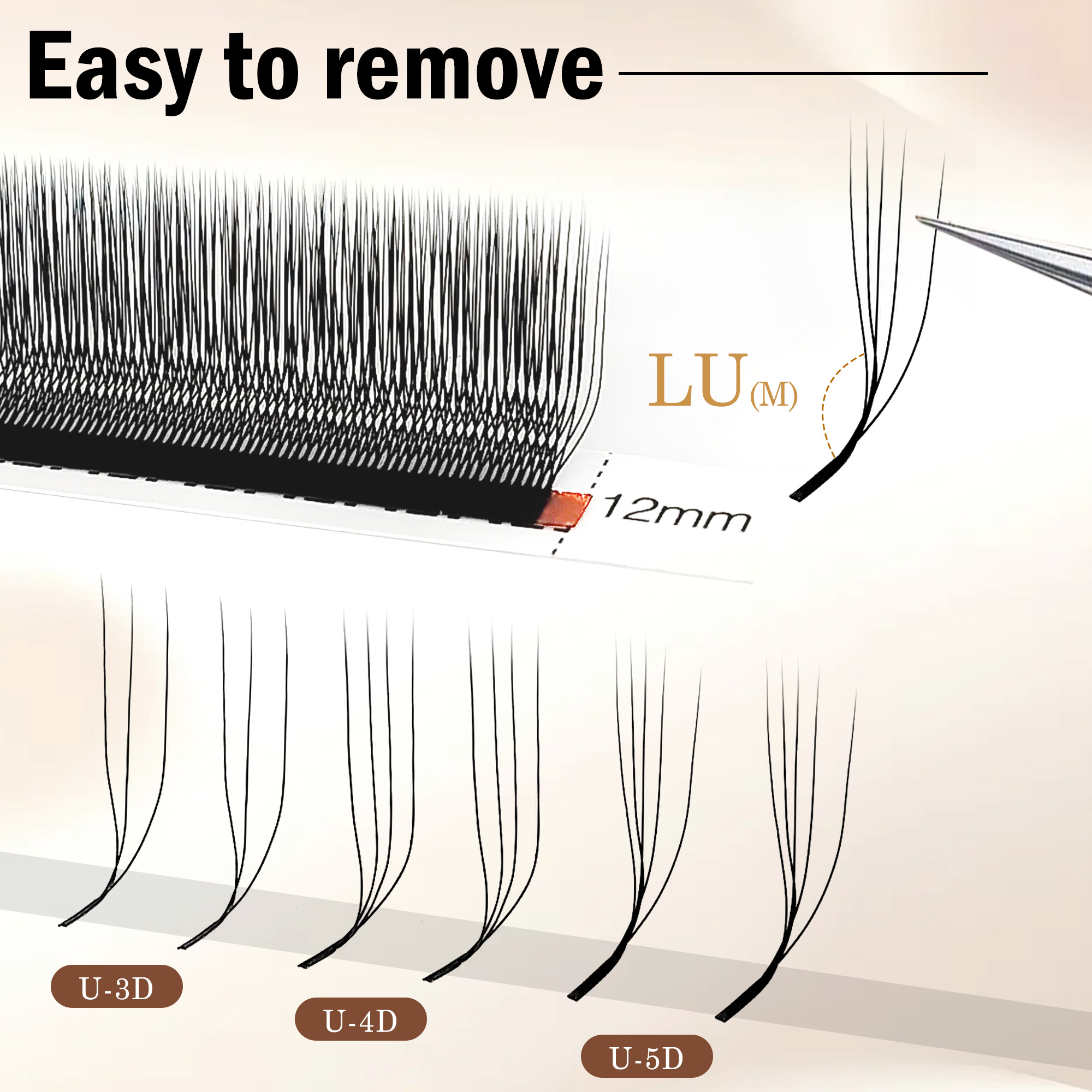 CoMango 3D 4D 5D U字型 LUカール まつげ - Individual Lash Tray のレビューと価格