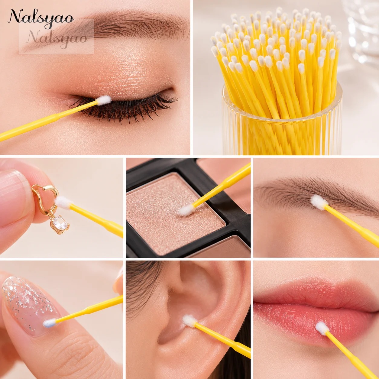 500本入りまつげエクステンションクリーニングスワブ、ラッシ - Eyelash Extension Glue Remover のレビューと価格