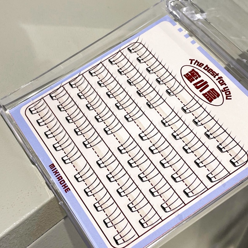 ミクシャオヘ グルーフリー薄型まつげエクステ 4種類 軽量で - Lash Adhesive Glue のレビューと価格