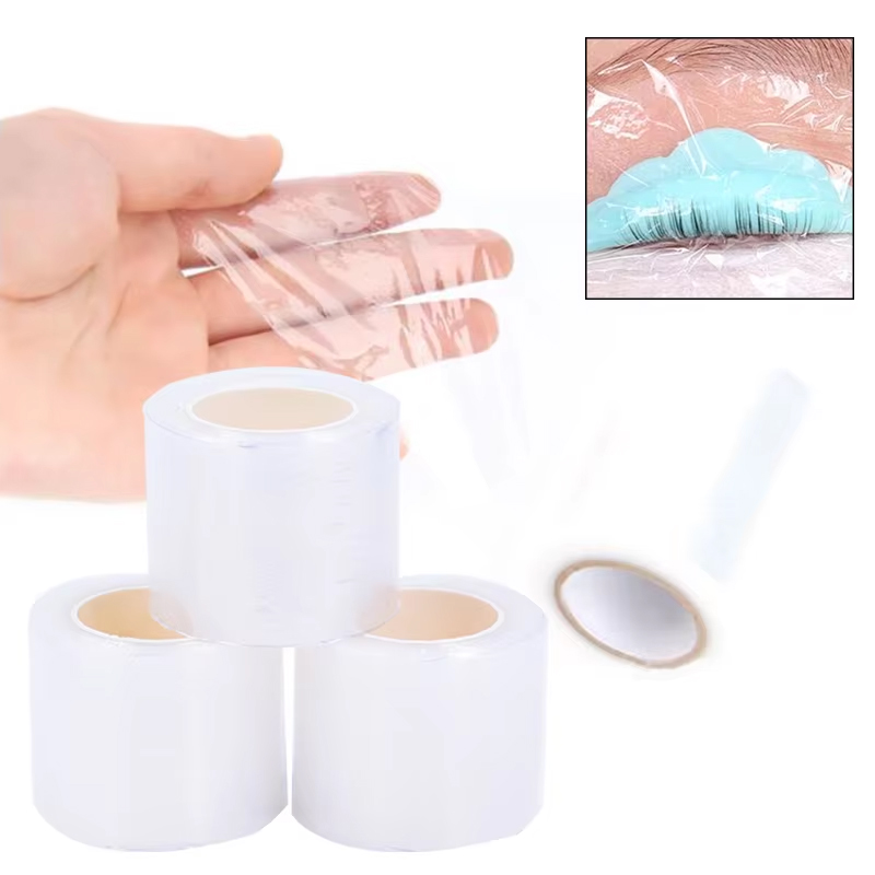 200 メートル/ロールクリアメイクアップフィルムリップ眉毛 - Eyelash Extension Glue Remover のレビューと価格
