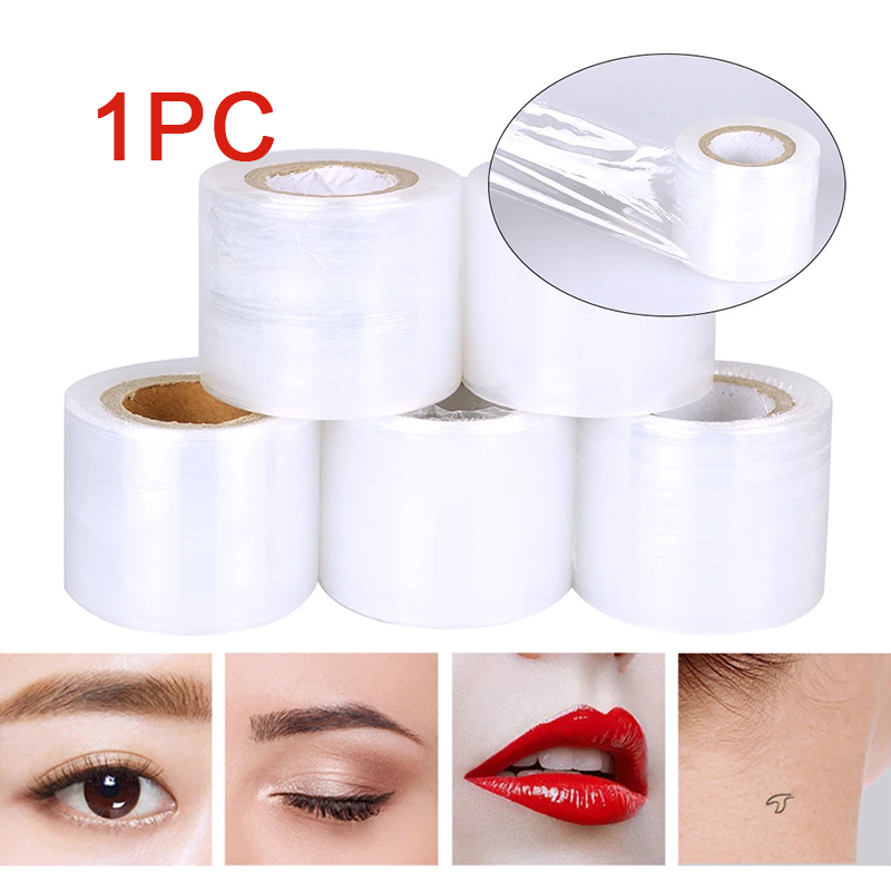 200 メートル/ロールクリアメイクアップフィルムリップ眉毛 - Eyelash Extension Glue Remover のレビューと価格