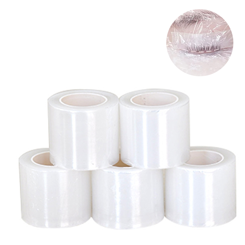 200 メートル透明メイクフィルムリップ眉毛タトゥーラップカ - Eyelash Extension Glue Remover のレビューと価格