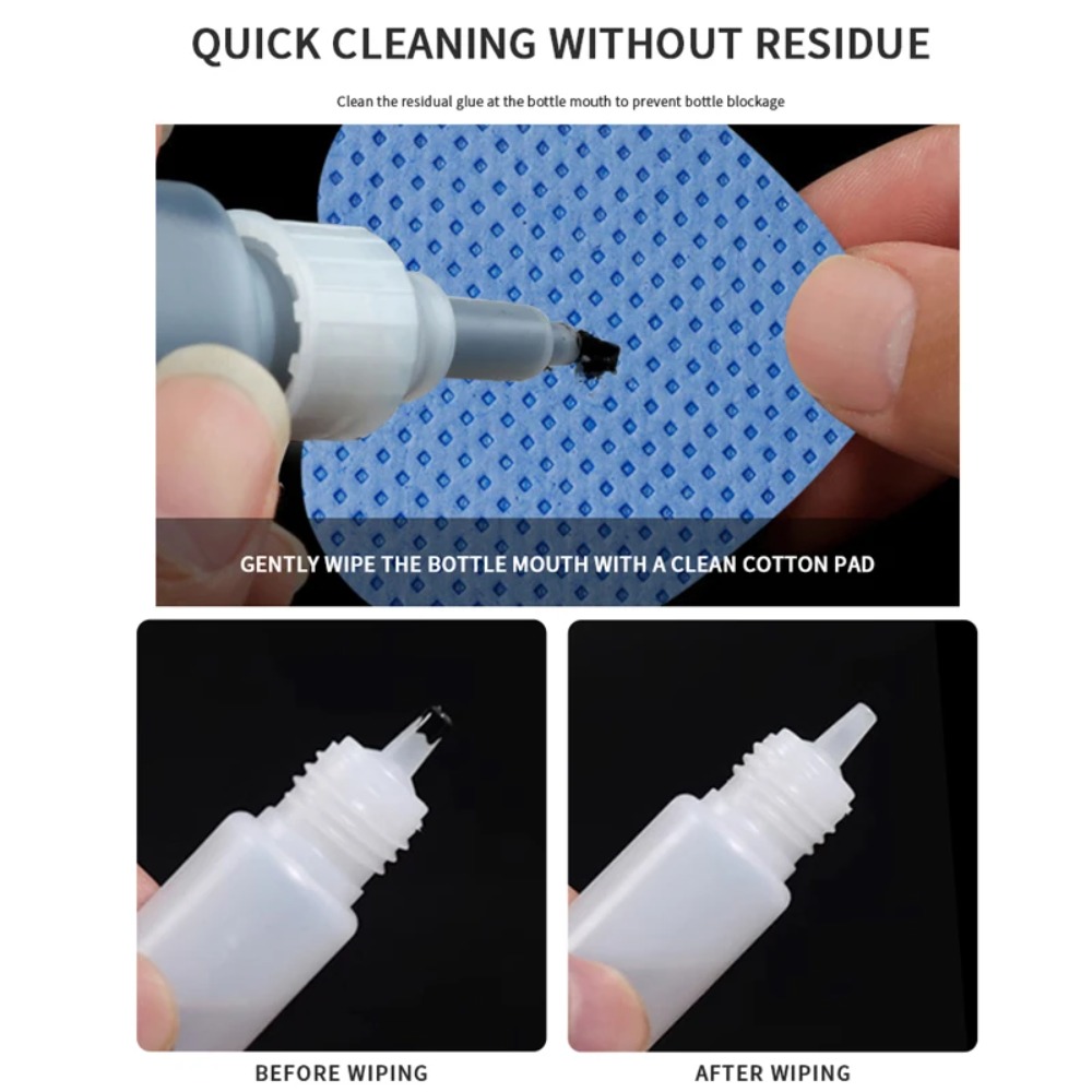 200枚入りワイプペーパー コットン まつげグルーリムーバー - Eyelash Extension Glue Remover のレビューと価格