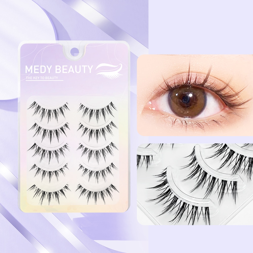 3D まつげ既成ファン A/M 形状スパイククラスターまつげ - Individual Lash Tray のレビューと価格