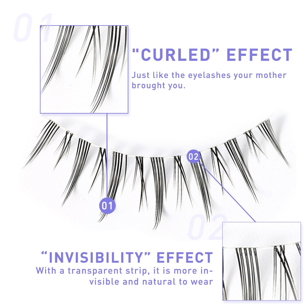 3D まつげ既成ファン A/M 形状スパイククラスターまつげ - Individual Lash Tray のレビューと価格